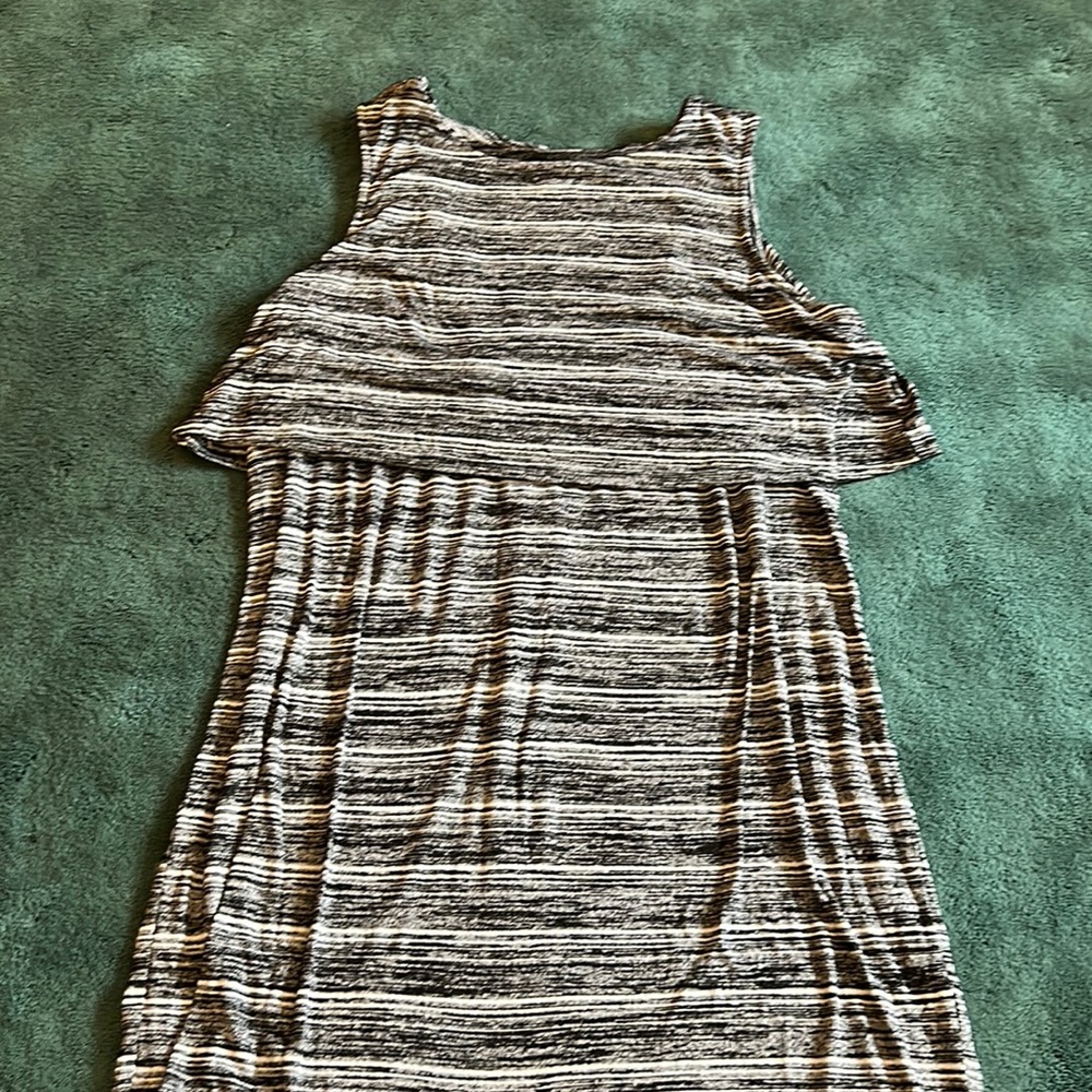 AGlow maternity dress, size XL, black/white